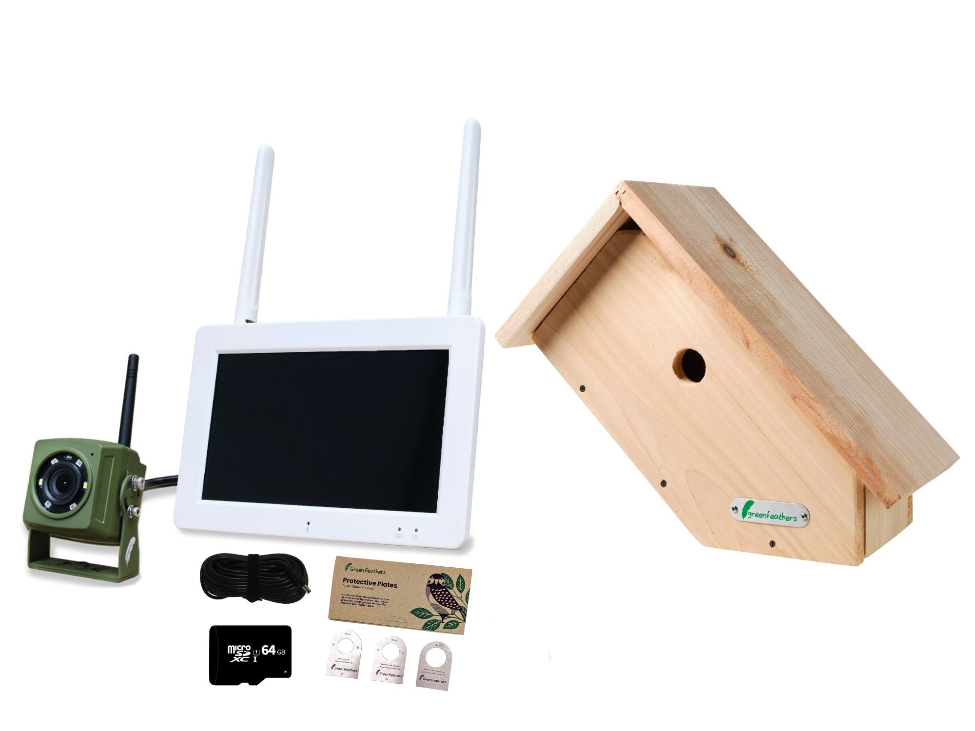 Wireless Side View Bird Box Camera & Screen Complete Pack